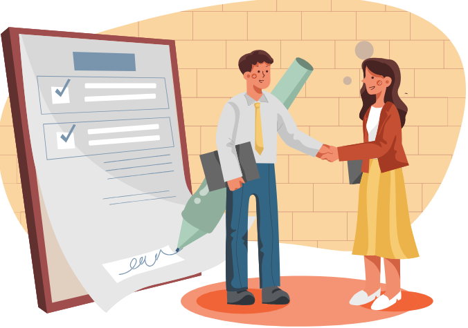 Business team achieving better outcomes through expert IT contract negotiation